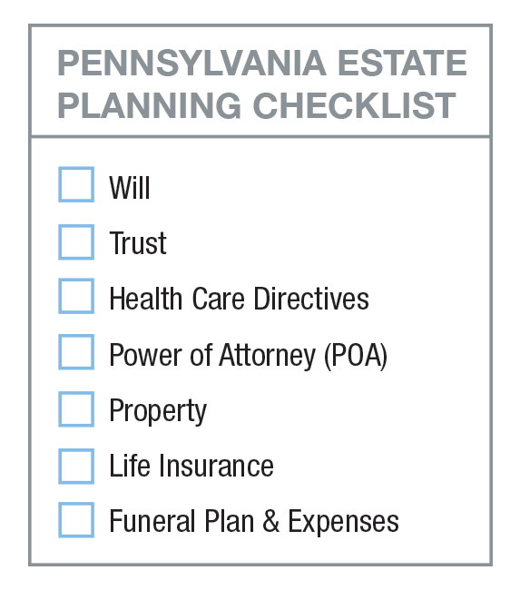 Pennsylvania Estate Planning Checklist